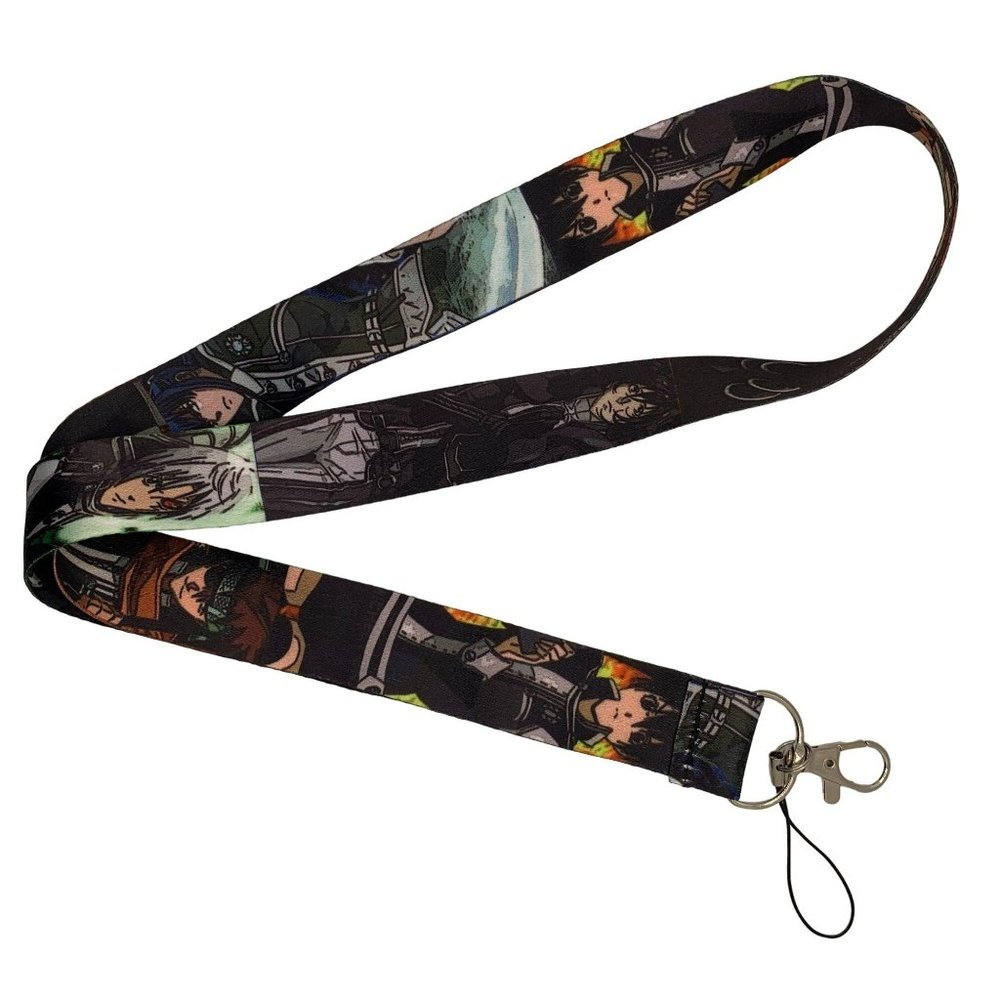 Japanese Anime Lanyard Keychain